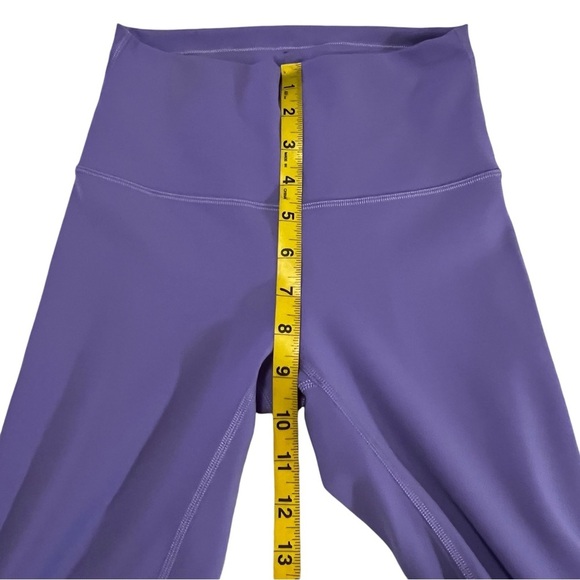 Lululemon Cropped High Rise leggings tights purple 4 athletic yoga running - Picture 11 of 14